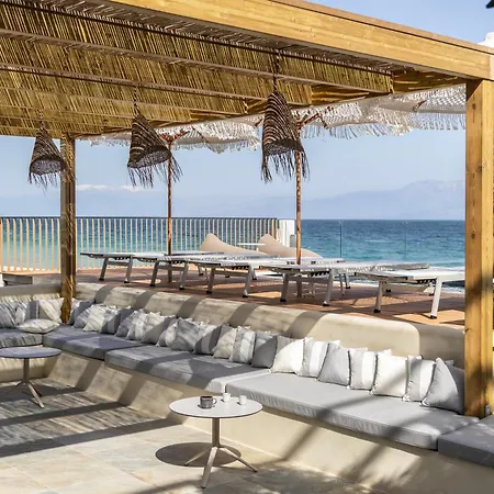 Cavo Dio 7 - Beachfront Bliss - Cozy Pool Sunset Lägenhet Kato Diminio