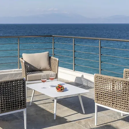 Lägenhet Cavo Dio 7 - Beachfront Bliss - Cozy Pool Sunset